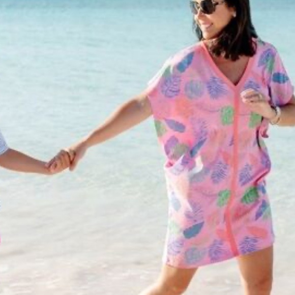 The Beaufort Bonnet Company Other - 💌 TBBC Women’s Katie Cover Up in Caicos Canopy w/ Parrot Cay Coral size XS